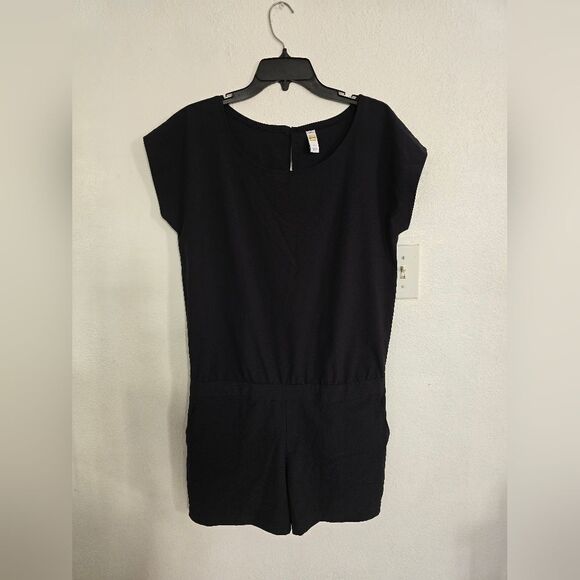 Lole Genevieve Lightweight Romper In Black Size Medium - Picture 10 of 12